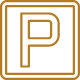 Integrated six-level parking structure icon